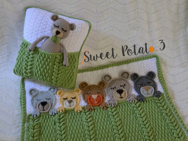 Sleep Tight Pocket Pillow Crochet Pattern Sweet Potato