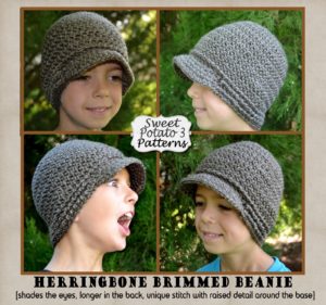Read more about the article Herringbone Brimmed Beanie Pattern Release