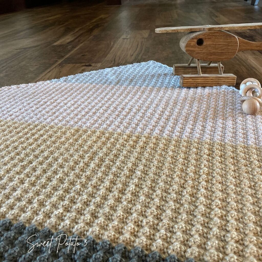 Diagonal Delights Blanket for Baby