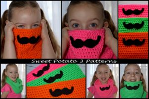Read more about the article Free Mustache Cowl Crochet Pattern