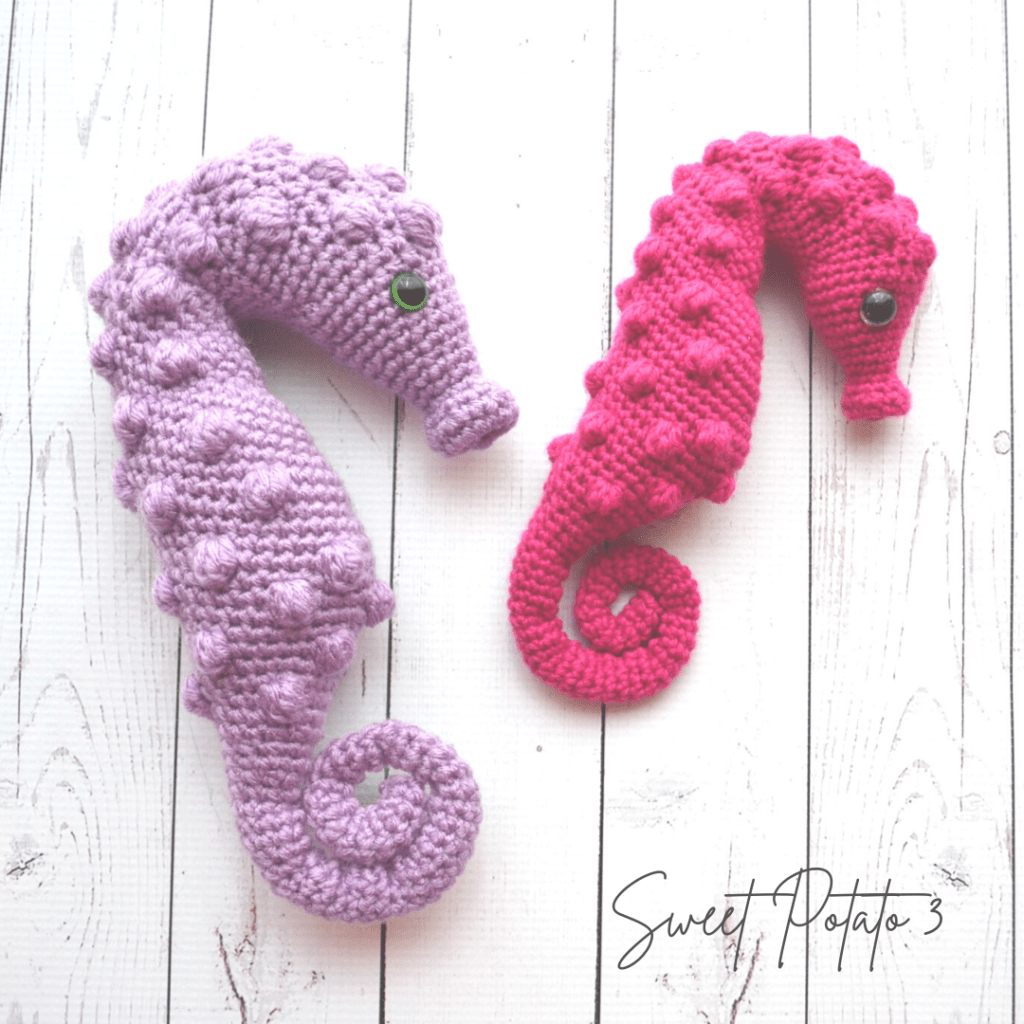 crochet seahorse