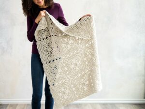 Flower Petal Crochet Blanket