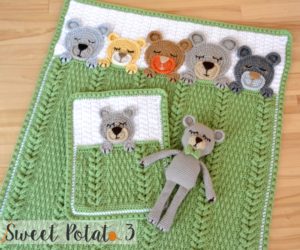 Read more about the article Sleep Tight Teddy Bear Set – Crochet Pattern