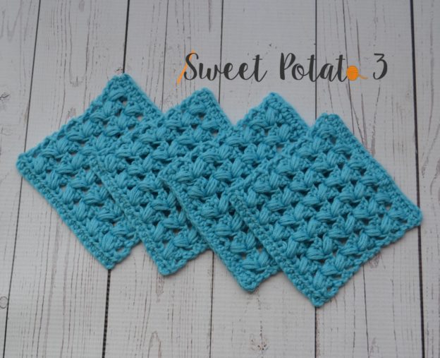 One Cup at a Time Coasters – Free Crochet Pattern - Sweet Potato 3