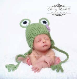 Frog Crochet Hat
