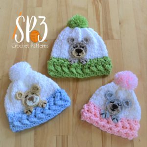Read more about the article Sleep Tight Teddy Bear Hat Crochet Pattern