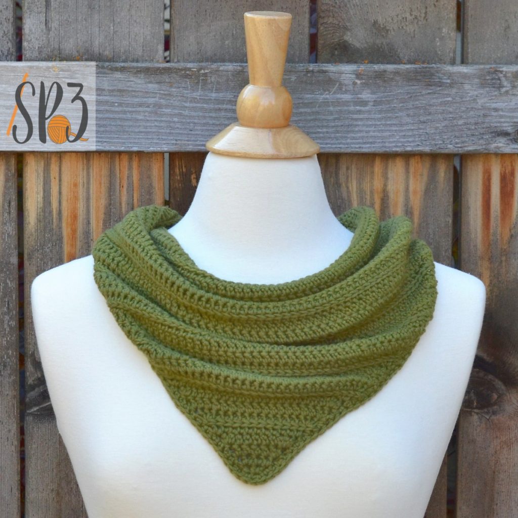 Winter Tracks Scarf / Cowl – Crochet Pattern - Sweet Potato 3