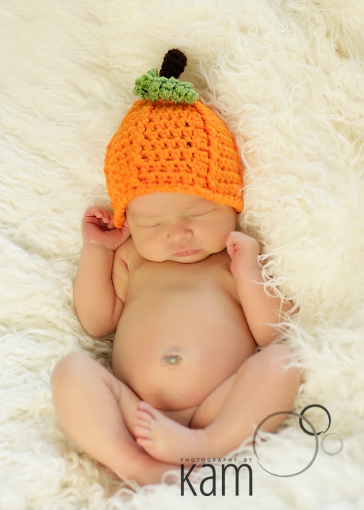 Infant pumpkin hat online