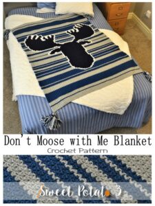 Read more about the article Don’t Moose With Me Crochet Blanket Pattern