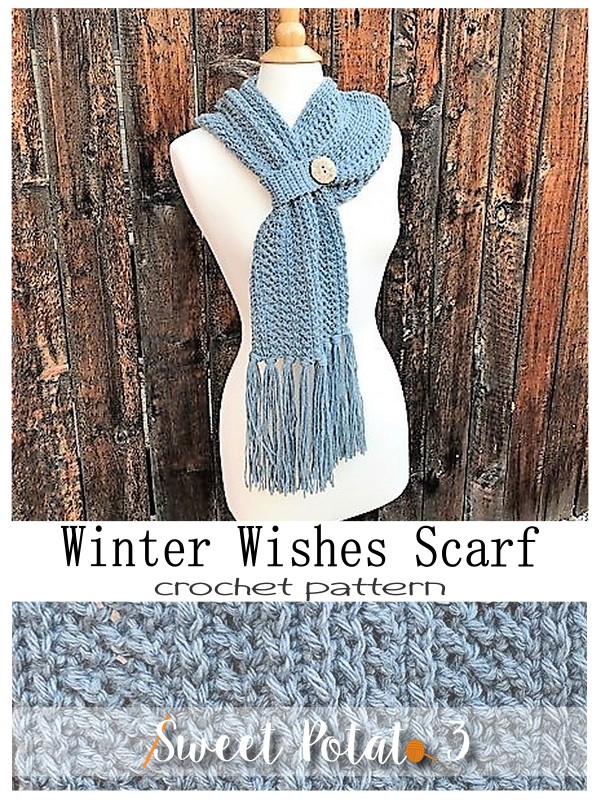 Read more about the article Winter Wishes Scarf – Crochet Pattern