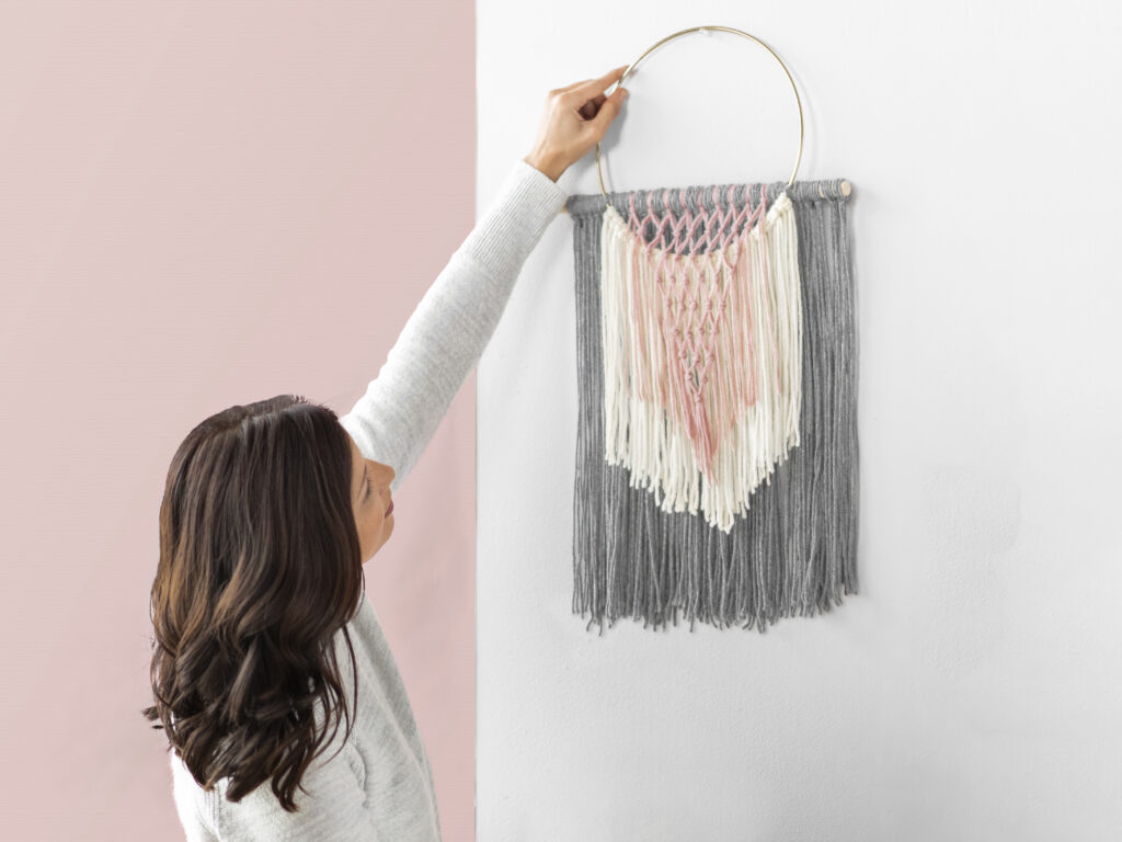 Cascading Fringe Wall Hanging Sample Photo