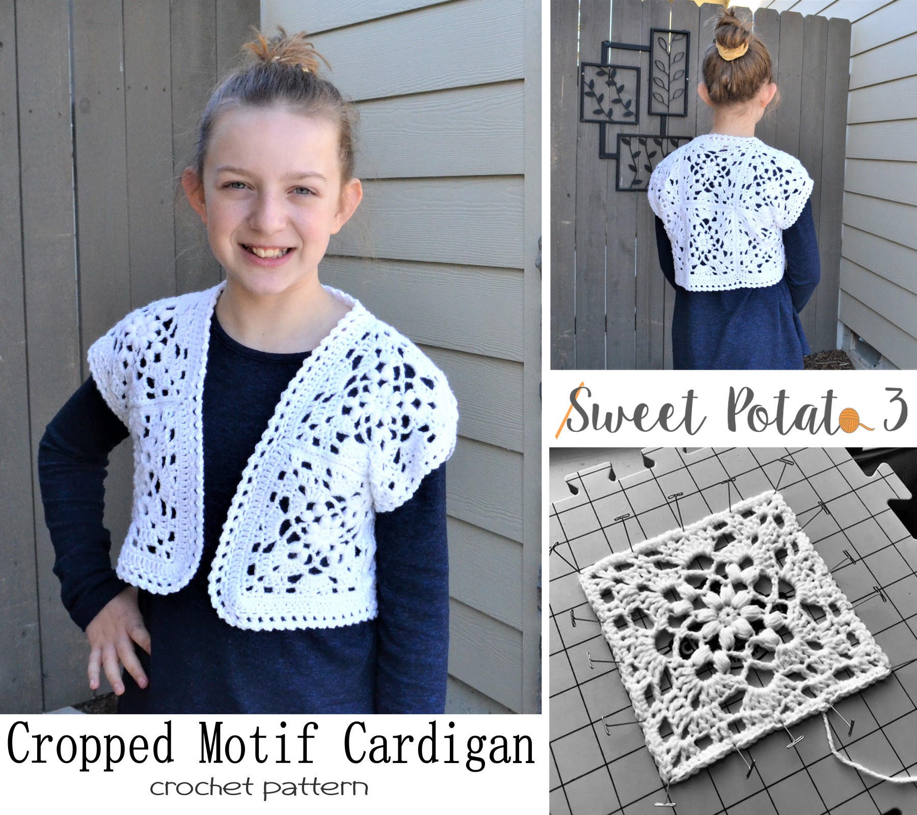 Read more about the article Cropped Motif Cardigan – Crochet Pattern