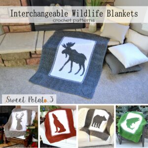 Read more about the article Interchangeable Wildlife Blankets – Crochet Pattern Bundle