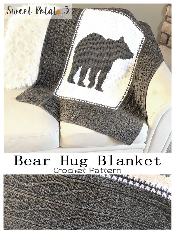 bear hug crochet blanket pattern