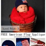 Free American Flag Applique – Crochet Pattern