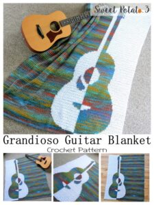 Read more about the article Grandioso Guitar Crochet Blanket Pattern