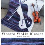 Vibrato Violin Crochet Blanket Pattern