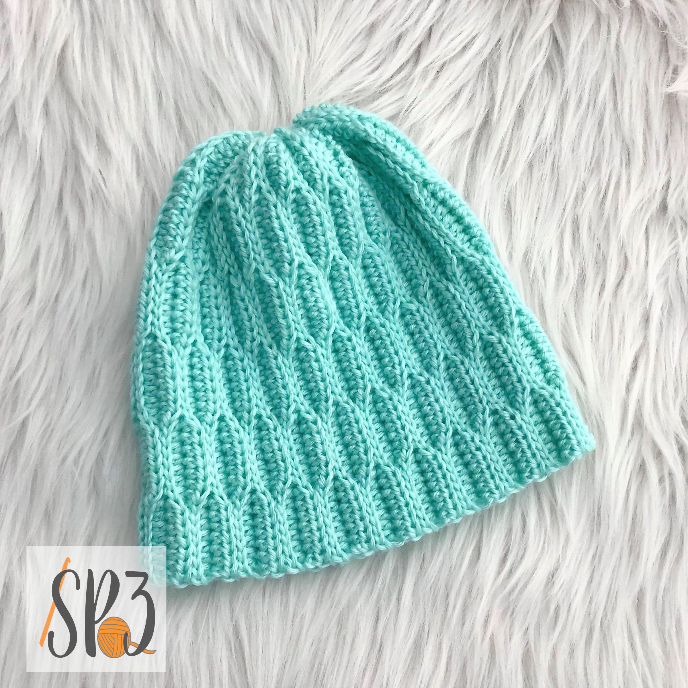 Read more about the article Waves of Hope Hat – Crochet Pattern