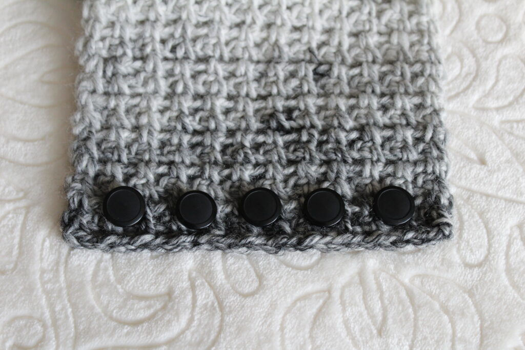 Winter Tracks Scarf / Cowl – Crochet Pattern - Sweet Potato 3