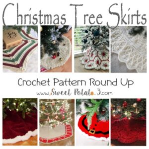 Read more about the article Christmas Tree Skirt Crochet Pattern Round Up