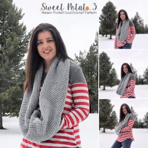 Read more about the article Hidden Pocket Cowl – Crochet Pattern