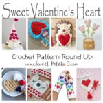 Sweet Valentine’s Heart Crochet Pattern Round Up