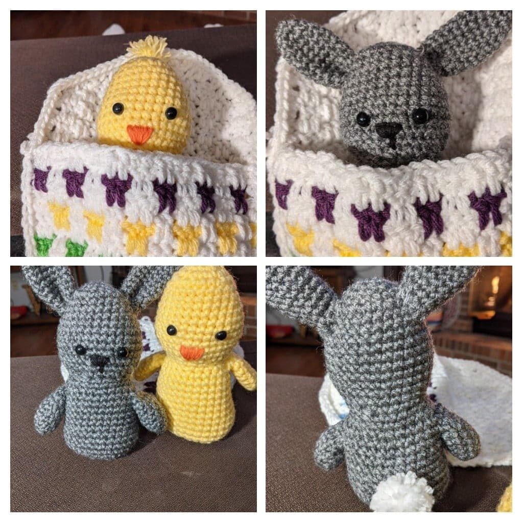 NancyW-1024x1024 Easter Egg Pocket with Bunny & Chick Crochet Pattern