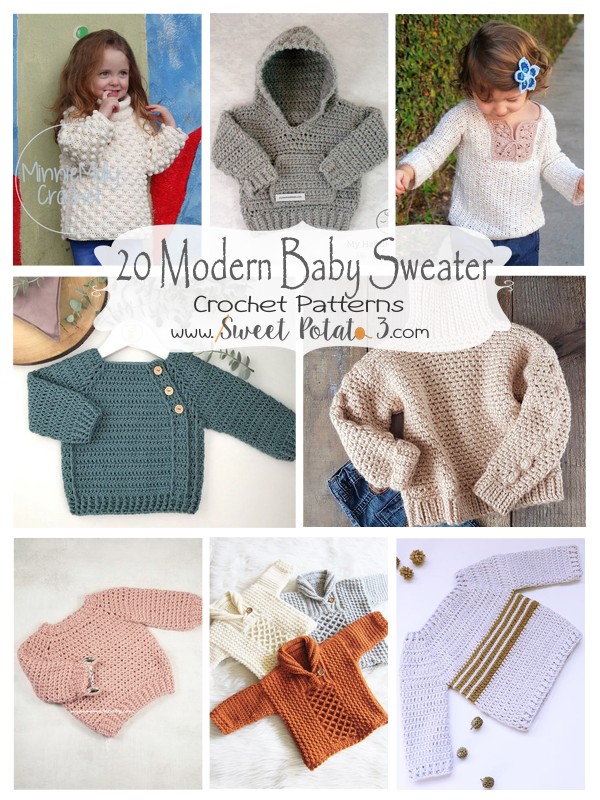 modern baby sweater