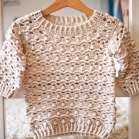 Modern Baby Sweater Crochet Pattern Round Up - Sweet Potato 3