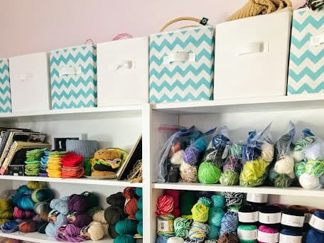 Craft Room yarn Storage