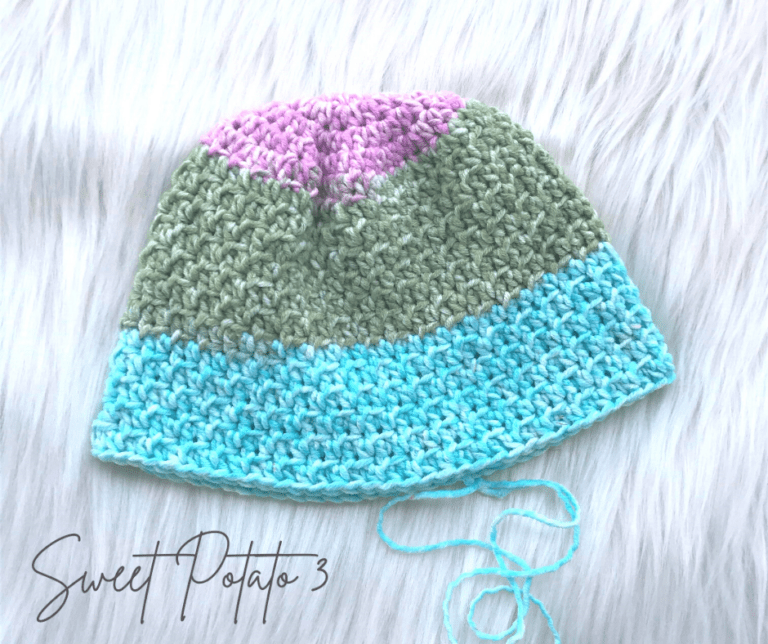 Colors of Courage Hat – Crochet Pattern - Sweet Potato 3