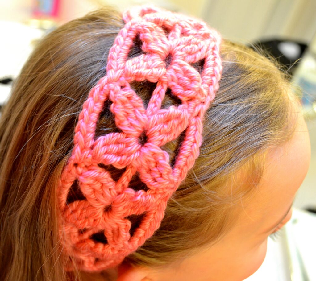 Candyline Summer Headband Free Crochet Pattern