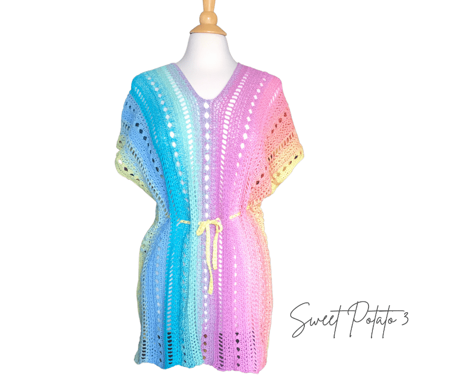 Summer Breeze Swim Cover Up Crochet Pattern - Sweet Potato 3