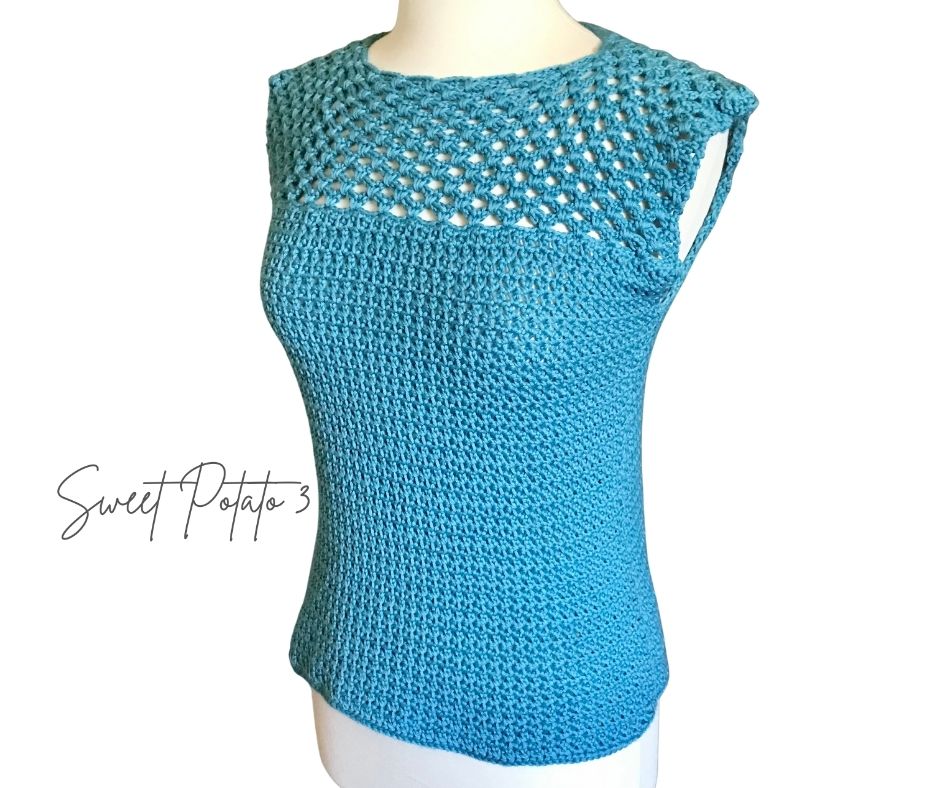 The Between Seasons Crochet Top Pattern - Sweet Potato 3