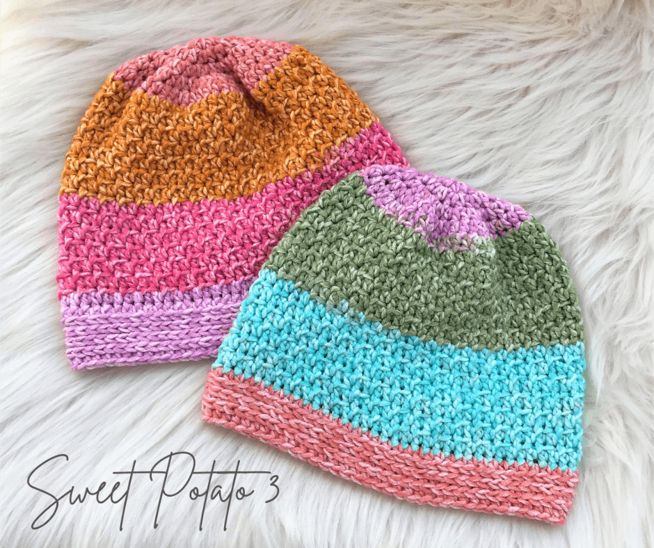 Colors of Courage Hat – Crochet Pattern - Sweet Potato 3