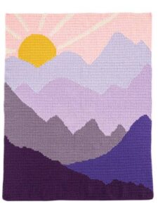 Inspiring Nature Landscape Blanket Crochet Patterns - Sweet Potato 3