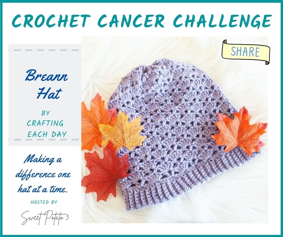 Breann Hat - Crafting Each Day - Crochet Cancer Challenge