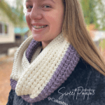 Knotted Half Double Crochet Cowl Free Tutorial