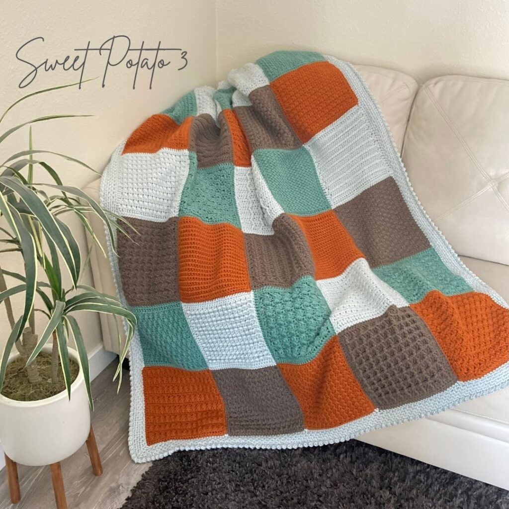stitch sampler blanket