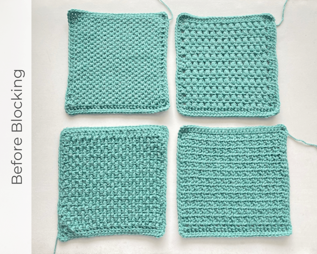 Blocking Crochet Pieces – Why, When & How - Sweet Potato 3