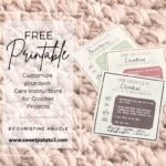 Free Care Instruction Printable for your Crochet Projects