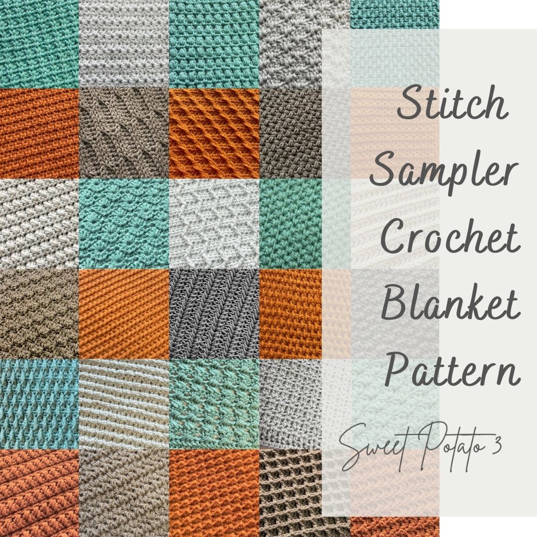 You are currently viewing Stitch Sampler Blanket – 30 Textured Crochet Stitches