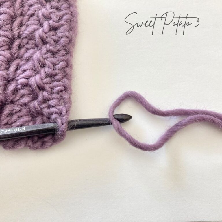 Woven Trellis Scarf – Free Crochet Pattern - Sweet Potato 3
