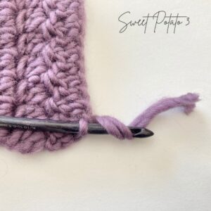 Woven Trellis Scarf - Free Crochet Pattern - Sweet Potato 3
