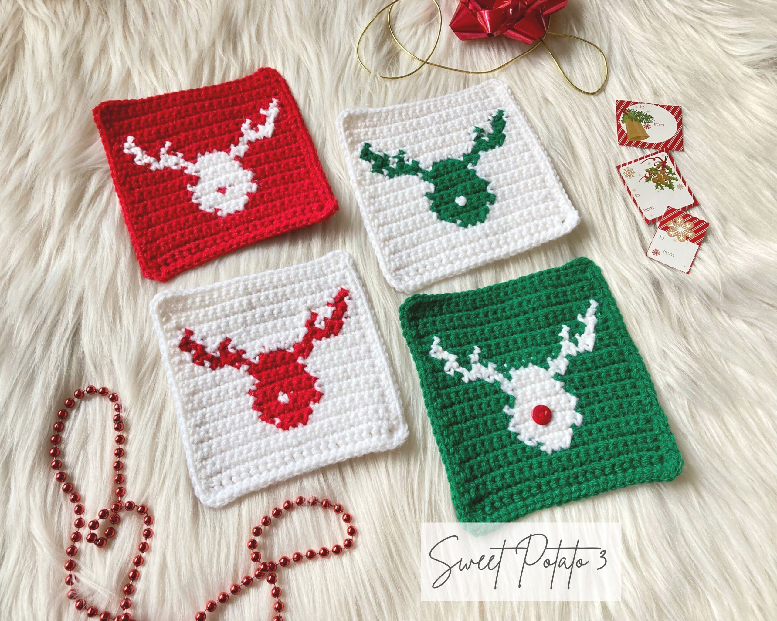 You are currently viewing Free Reindeer Square – Graph Crochet Pattern