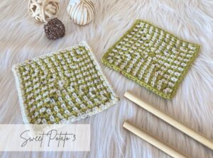 Read more about the article Striped Linen Square – A Free crochet tutorial