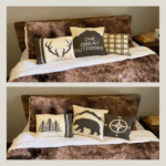Cabin or Mountain Style Crochet Pillow Cover Patterns