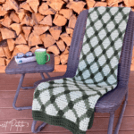Diamond Plaid Crochet Blanket – A Cozy Throw
