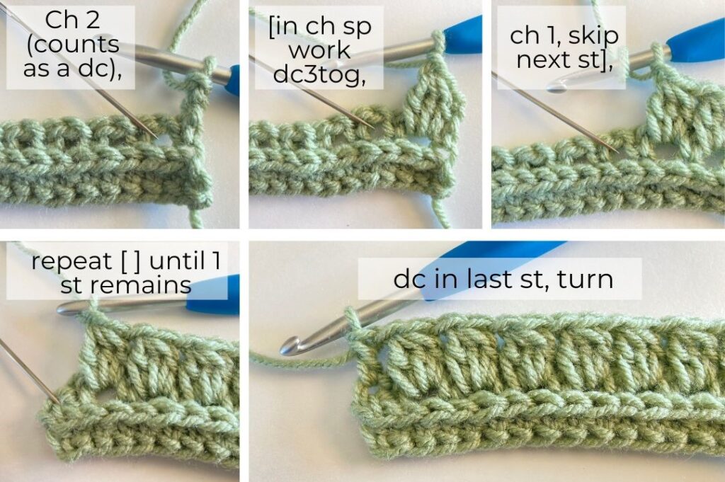 Uniformed 4 Row Repeat Tutorial - Row3