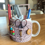 How to crochet a Mug Organizer Wrap